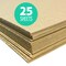 Flipside Products 32" x 40" Kraft Two Sided (E-Flute or C-Flute) Corrugated Project Sheets, Cardboard Sheets, Flat Packing Inserts, Crafts, Pads Packing, Brown